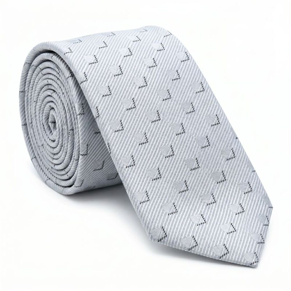 Emporio Armani Gray Silk Blend Tie